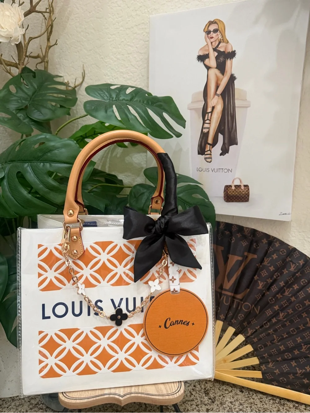 🖤🤍🧡Louis Vuitton LV by The Pool Gift Bag Tote🧡🤍🖤